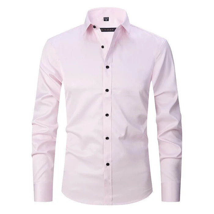 Chemise Stretch Sans Rayures Milan