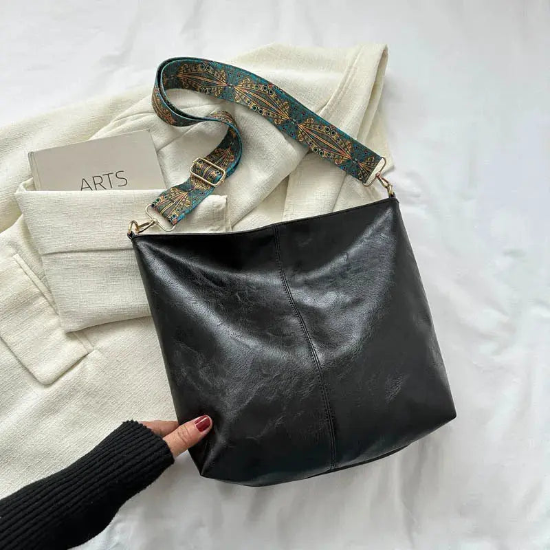 Esther - Bolso bandolera vintage de piel