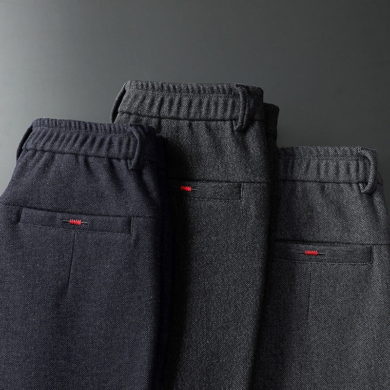 Pantalon Décontracté à Taille Elastique Paris