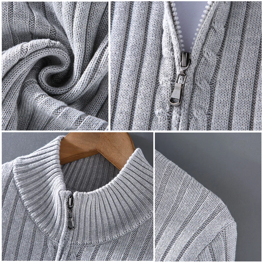 Cardigan zippé Massimo